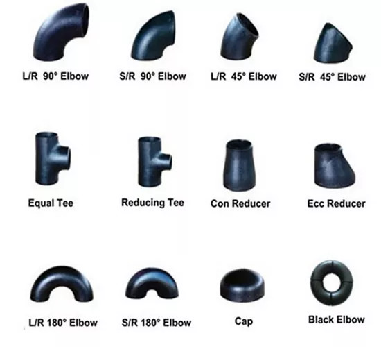 Seamless Carbon Steel Pipe Fittings Elbow Butt Weld Elbows 90 Degree