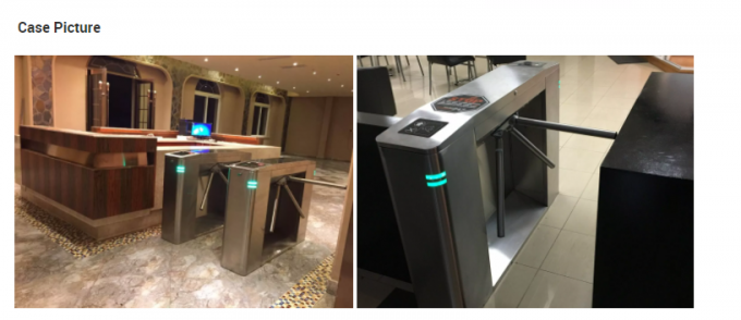 Half height bidirectional mechanism access point tripod turnstile Provided Automatically Card Collection Function 2