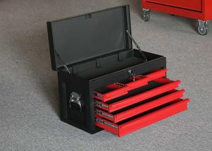 China 26 Inch 6 Drawers Red Color Metal Storage Top Tool Chests Lockable on sale 