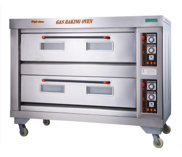 Commercial Bakery Machine Oven 2 Sightglass Fire Monitor 0.9 Kg/H Controlled Separately
