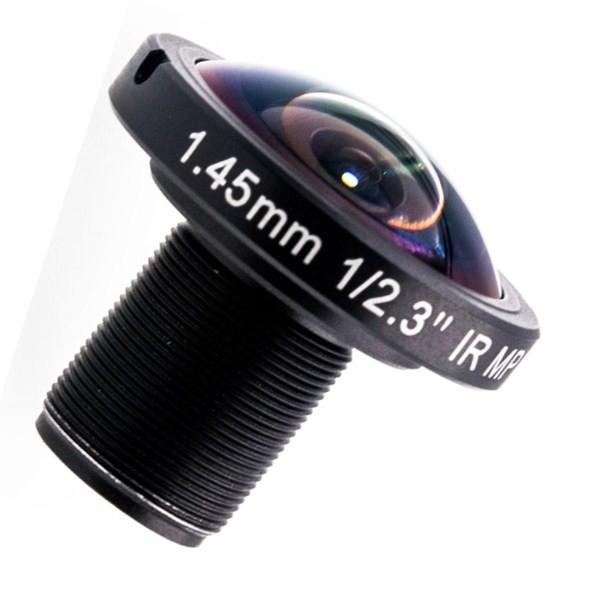 Fisheye CCTV Lens 1.45mm 190D 12MP Wide Angle IR Lens for GoPro Hero Camera