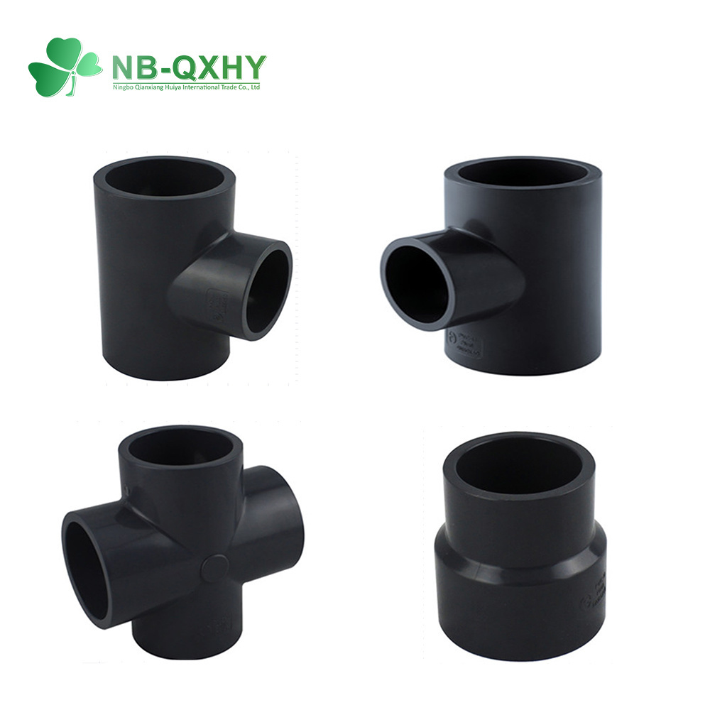 China 1/2&quot;-4&quot; Inch Plastic ASTM Sch80 Pn16 PVC UPVC Elbow Tee Pipe Fittings