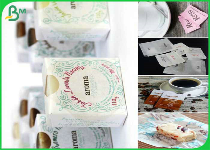 Moisture-proof 1020mm 35gsm 40gsm+10gsm PE Coated Paper Roll For Packing Sugar 