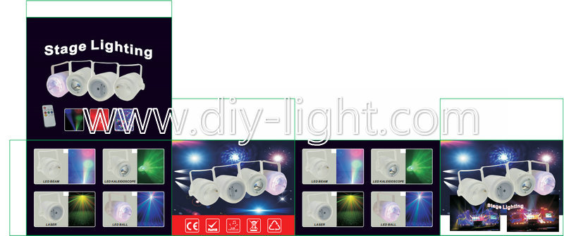 10W RGBW 4in1 LED Water Ripple for wedding ktv club disco stage light