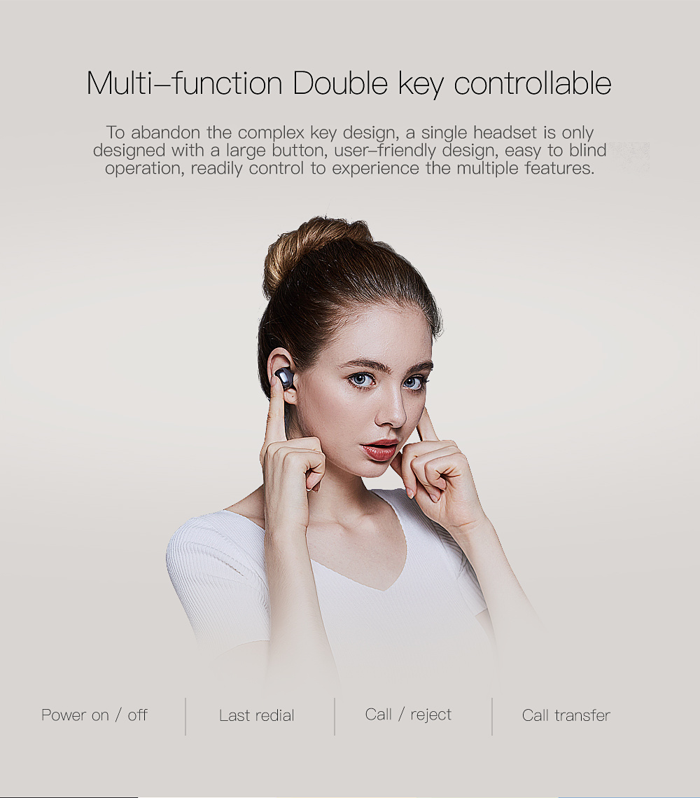 Q29 Tws Business Bluetooth Earphones Wireless 3D Stereo Headphonesmic Handsfree Calls Headset