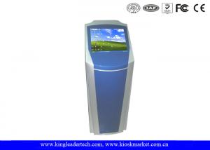 China Waterproof Self-Service Touch Screen Kiosk Stand In Office Building And Airport Checking on sale 