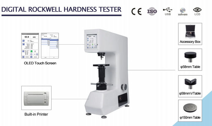 Digital Touch Screen Hardness Rockwell Tester With Menu Structure 1