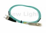 Connecteur 50/125 duplex à plusieurs modes de fonctionnement de polonais du câble UPC de PVC de corde de correction de fibre de St de LC