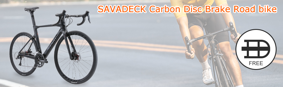 SAVADECK Carbon Road Bike Disc Brake R3000