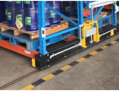 Electric mobile racking system(Rail-guided)