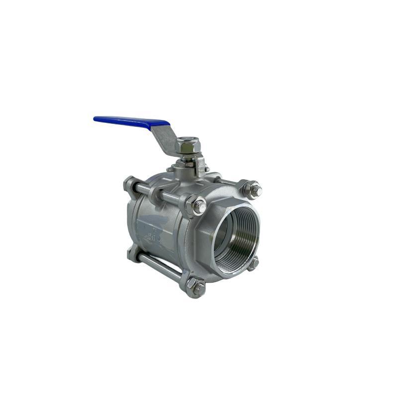 316 304 316L Stainless Steel Jacket Manual Weld Straight Ball Valve