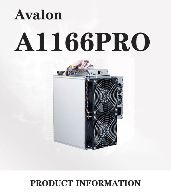 42J/T Bitcoin Avalon A1166 Pro 81TH/S Canaan Avalon BTC Miner Fan Heat Dissipation 0