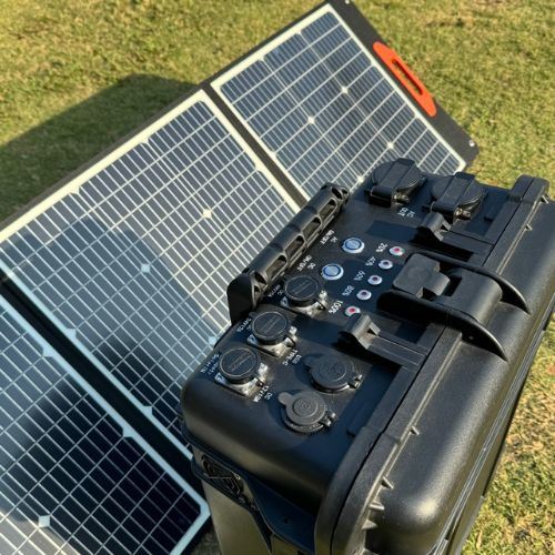 400W Portable Solar Panel Foldable Tourist Camping Charging Station