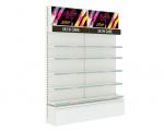 Professional Makeup Display Stands / Wall Mounted Cosmetic Display Showcase