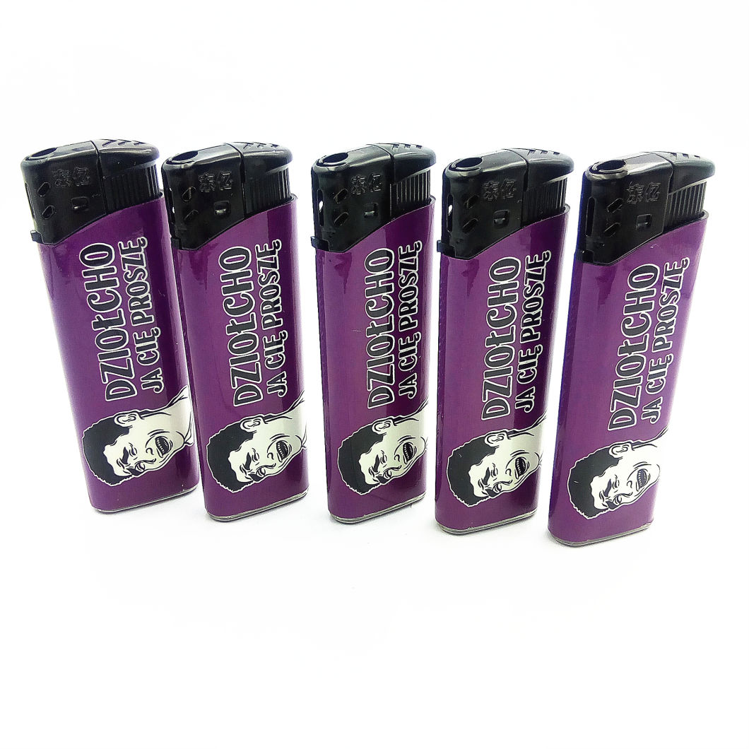Wholesale Cheap Gas Plastic Encendedor Custom Cigarette Disposable Refillable Transparent Lighter