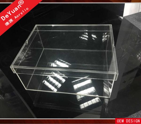 Clear Perspex Acrylic Shoe Box For Storage And Display 30 X 21 X
