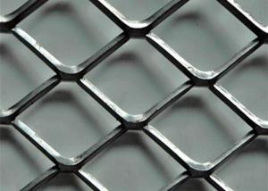 China SUS304 2.5mm Stretch Steel Expanded Mesh Sheets 100mm Mechanical Equipment Protection on sale 