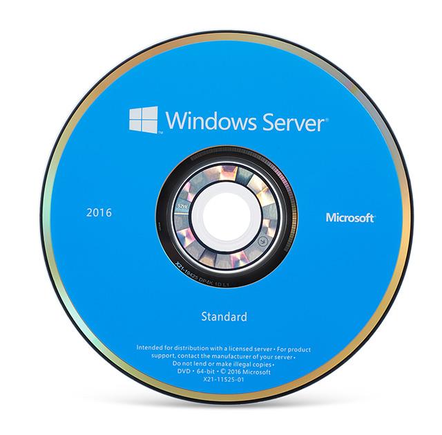 English Language Microsoft Windows Server 2016 Standard OEM Package With DVD 64 Bits 2