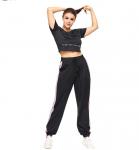 Polyester Spandex XS To 5XL Plus Size High Waisted Gym Leggings Black