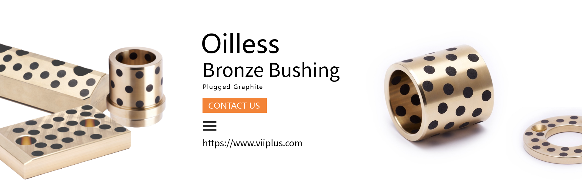 graphite bronze bushing, oilless bushing
