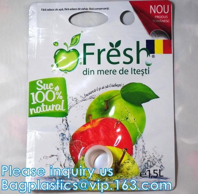 Amazon Best seller Juice Fresh Food Packaging FDA 80ml Stand Up Spout Pouch With Double k Reusable Plastic Bag
