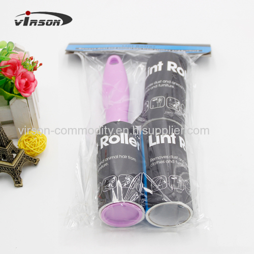 50sheets Tearable Custom Printed lint roller and Refills Set for Carpet Furniture Clothes