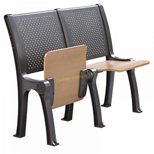 Steel Coated Stadium School Furniture Roll Up Chair Fixed Desk