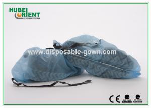 China D'ESD Nonwoven jetable de couverture de chaussure de glissement non avec la bande de tissu on sale 