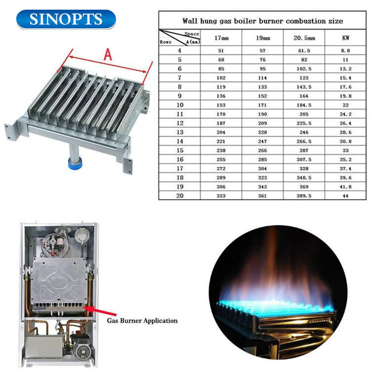 Sinopts Double 23 Rows Stainless Steel Gas Burner Assemblies