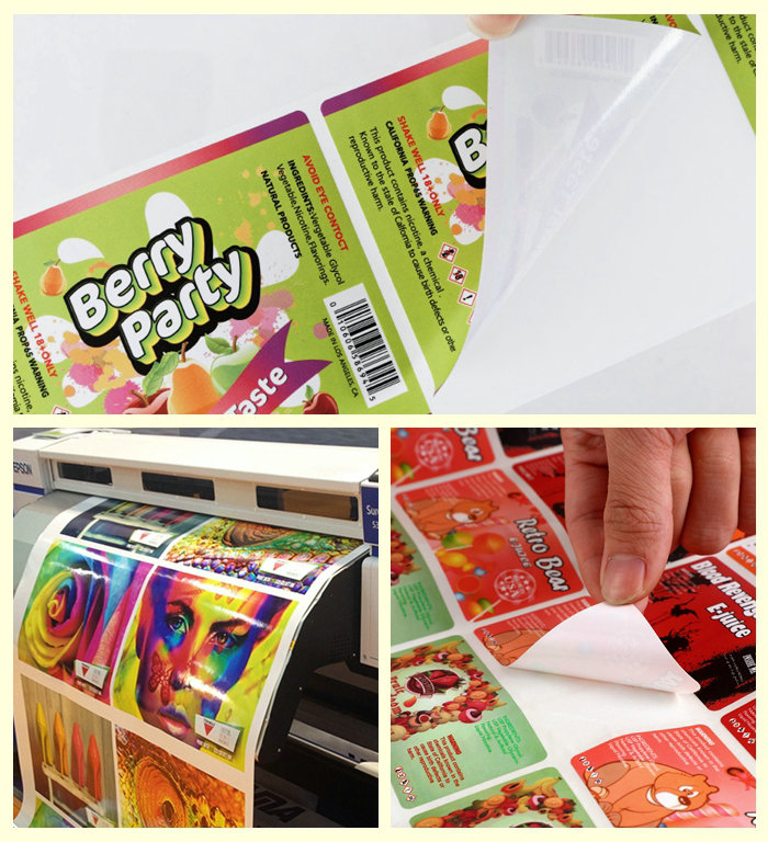 Glossy Self Adhesive Synthetic Paper For Banners Fast - drying Ink 120um 200um