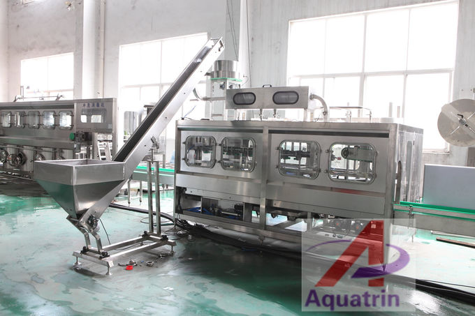 2.2kw 1200 bottles / hour 5 Gallon Water Filling Machine For Barreled Water 5