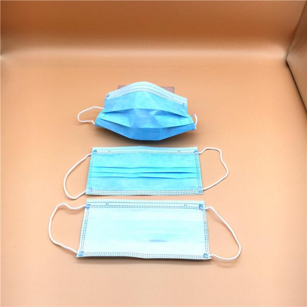 China Non Woven Fabric 3 Ply Face Mask / Medical 3 Layer Face Mask High Filter Efficiency 
