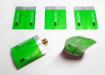 Épaisseur de micron de l'emballage 60-190 de douille de rétrécissement de chaleur de vert de Comercial