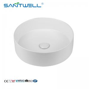 China European Style Water Sink Sanitary Ceramic Basin Above Counter Basin on sale 