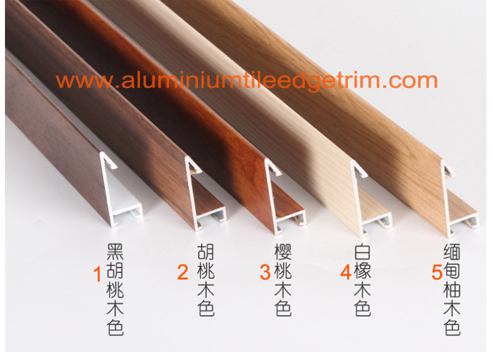 wood effect aluminium picture frame profiles
