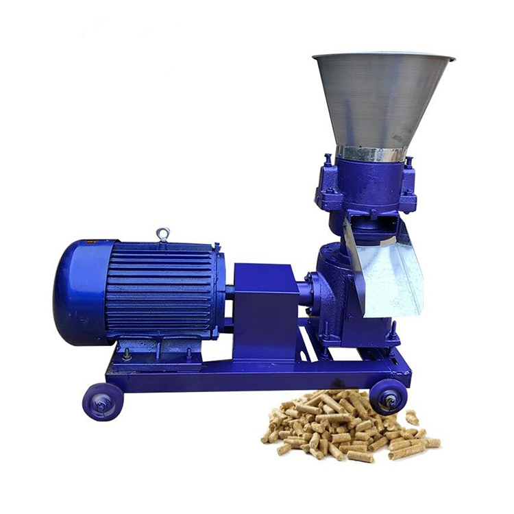 80-100kg/Hour Animal Feed Pellet Production Machine For Cattle Feed
