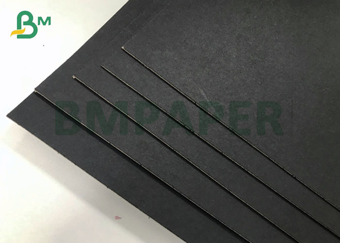 Recycled Pulp 0.8mm To 3mm Thick White / Black Laminated Grey Paperboard Sheets