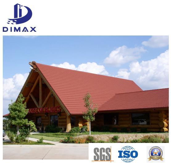 Factory Sell Bond Type Anti-Fading Waterproof Colored Stone Coated Metal Roofing Tile