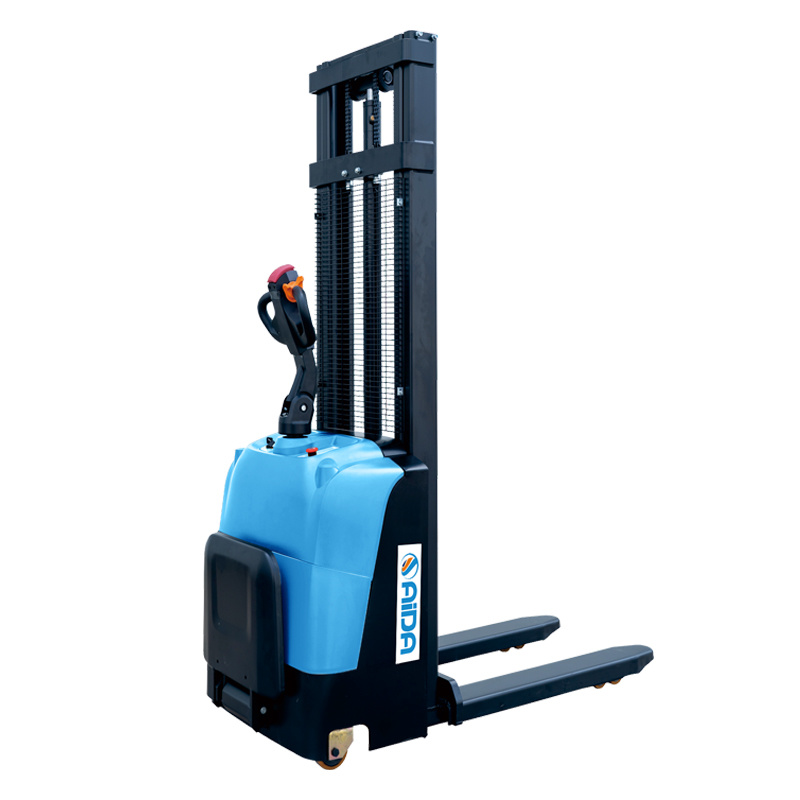 2022power Lifter 1.5ton Electric Pallet Stacker Self Loading Forklift