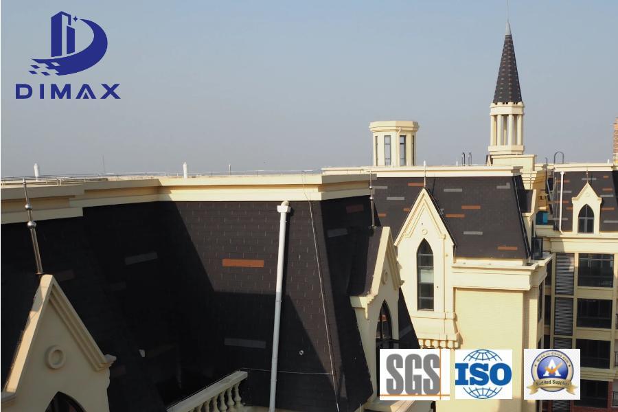 SGS Factory Direct Supply Color Stone Coated Fiberglass Asphalt Roofing Shingle