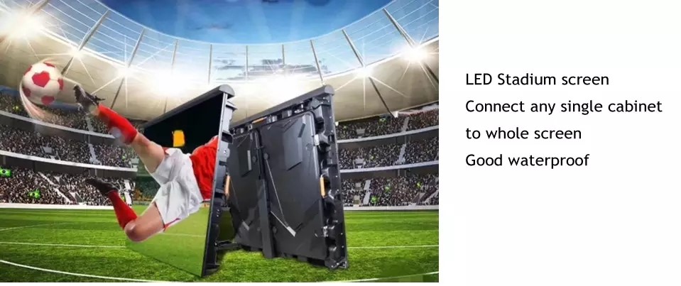 P10 Outdoor panel display for stadium 960x960mm p10 p8 p5 both rental use and fixed installation
