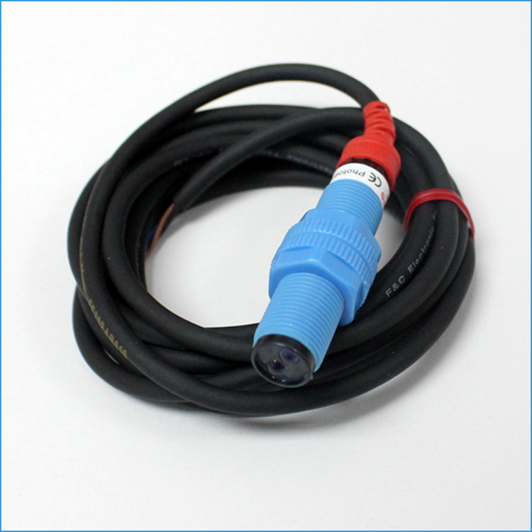 12Vdc 18mm Diffuse Reflection Through-beam Photoelectric Sensor Switch