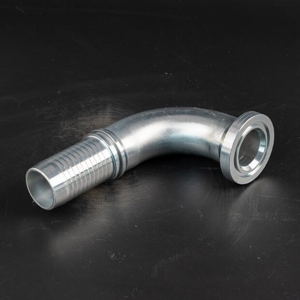Good Sale 90 Degree SAE Flange 3000 Psi Stainless Steel Ferrule Hydraulic Hose Fitting Hydraulic Fitting 87391