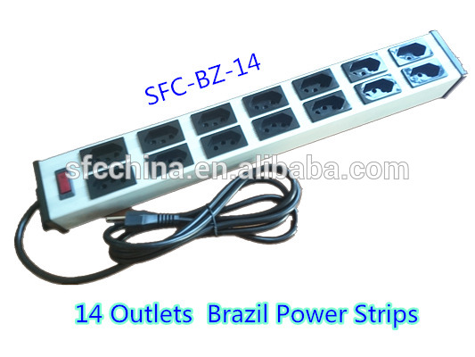 19" Power Strips, Brazil Power Distribution Units and Extension Cords
