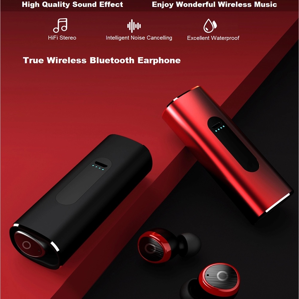 2019 High Quality Hot Sell Best Wireless Tws Earbuds Waterproof Earphone