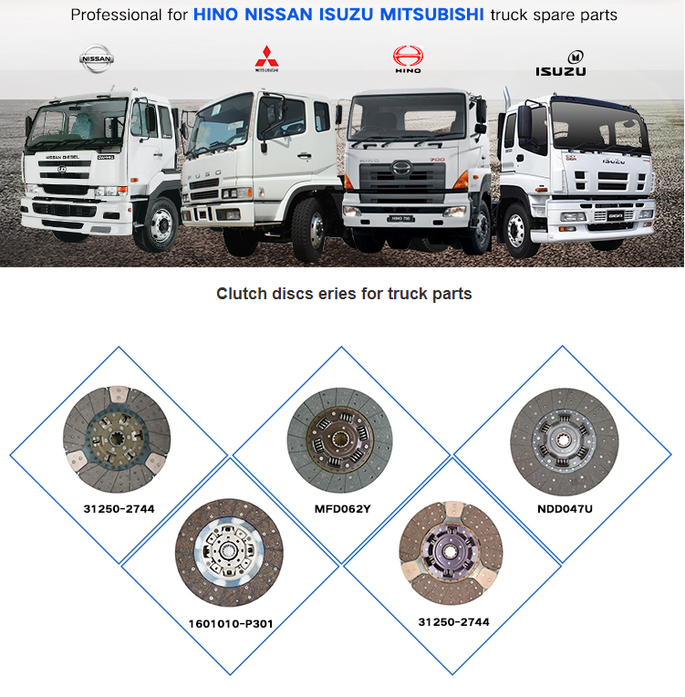 MFD064Y ME550937 Clutch plate Making for Fuso 8DC11 Truck