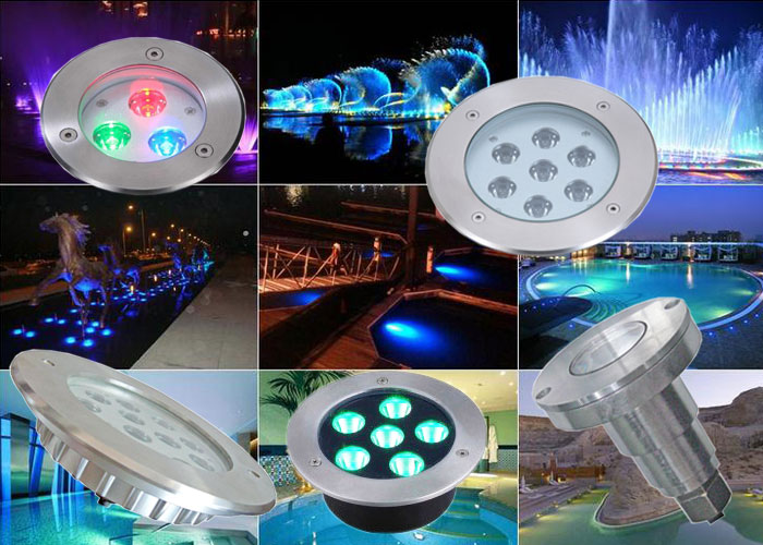 Swimming Pool Led 6w Wire Control Led Underwater Lights White Dc 12v
