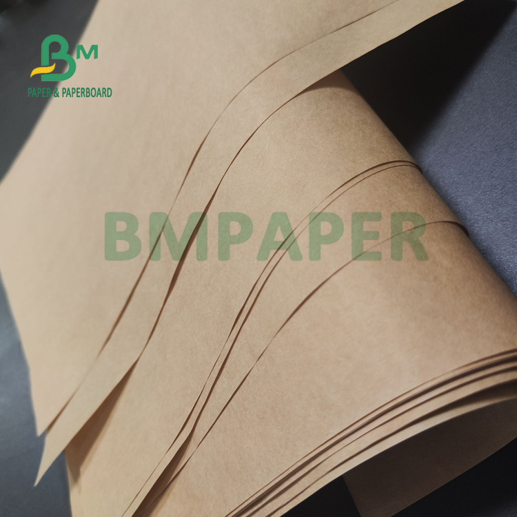 75gsm 80gsm High Expansible Brown Sack Kraft Paper For Cement Bag 64 x 90cm