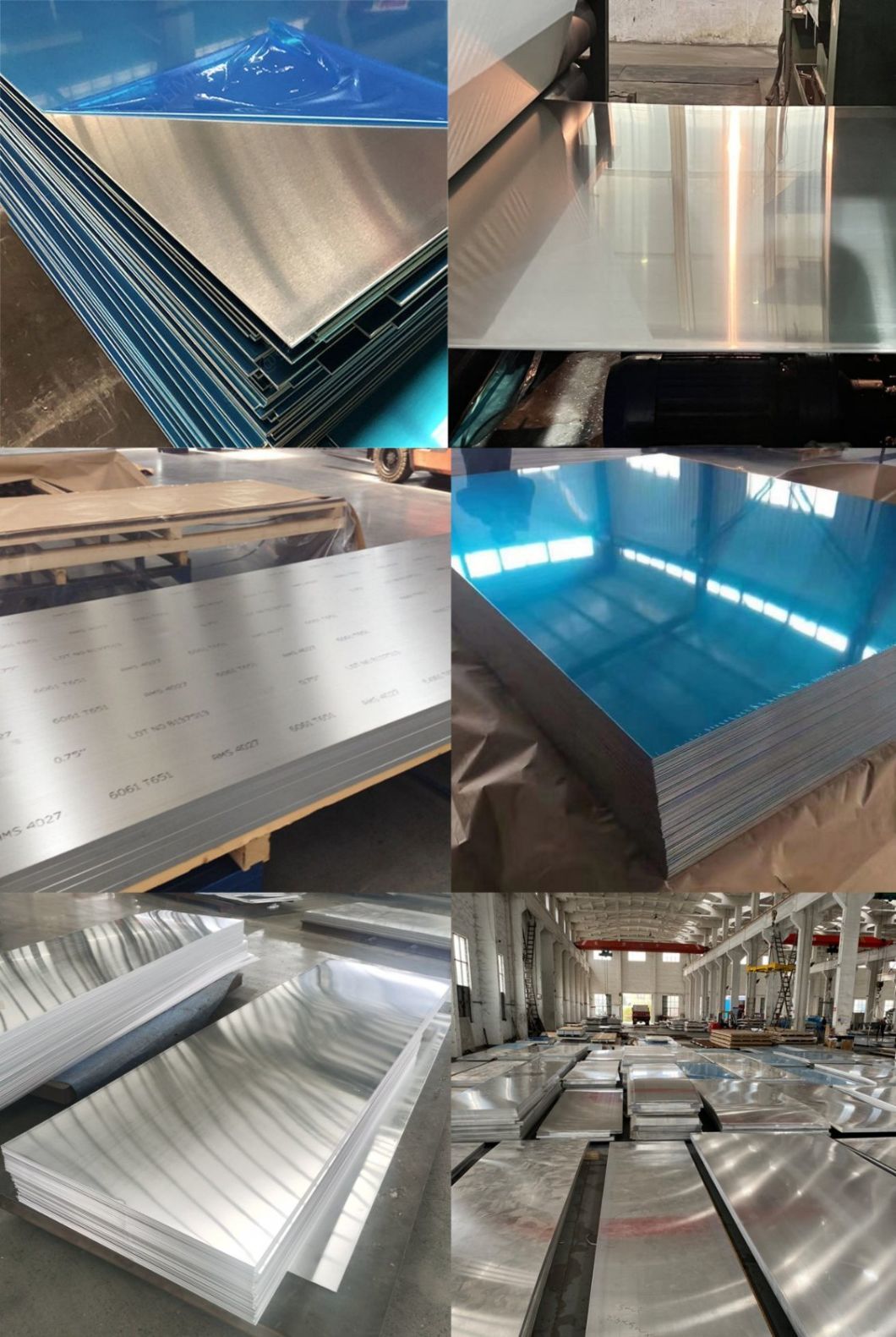 Alloy Sheet for Decoration Material Mill Finish 5083-H321 5052 6061 Aluminum Plate