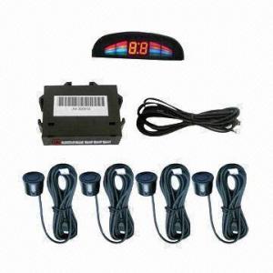 China Dynamic 4-color LED Display Reverse Parking Sensor Kits, Easy Installation, Volume Adjustable on sale 